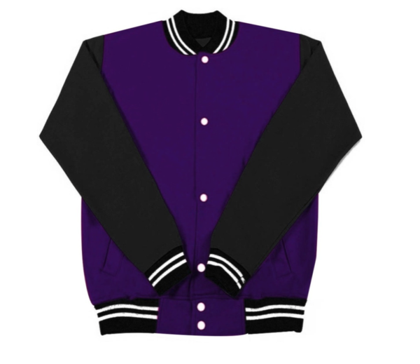 Chamarra Colegio Morada y Negro