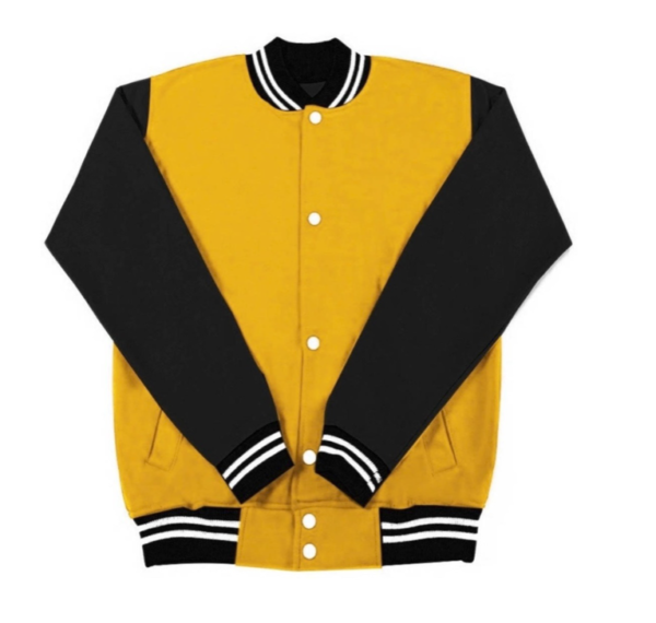 Chamarra Colegio Amarillo Canario con Negro