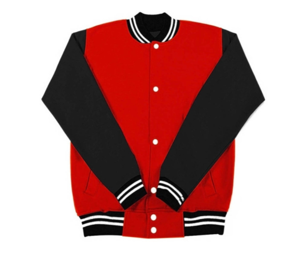 Chamarra Colegio Rojo con Negro